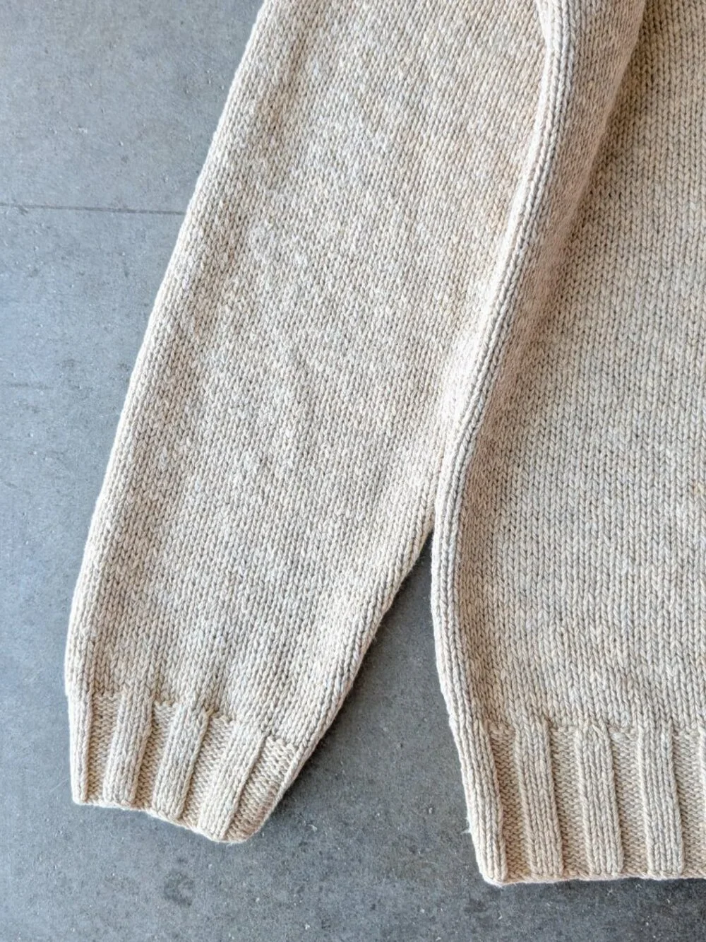 Ralph Lauren Horse Equestrian Intarsia Knit Tan Linen Turtleneck Sweater medium - Picture 4 of 10